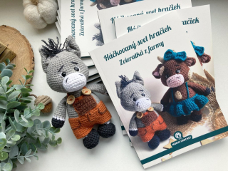 Kniha Háčkovaný svet hračiek - Zvieratká z farmy