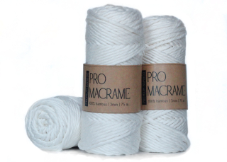 Bambusová šňůra Pro Macramé – PREMIUM BAMBOO 3mm - natural