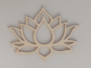 Dřevěný lotosový květ