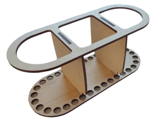 Dno a organizér pro háčkovaný košík – 20 x 8 cm