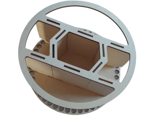 Dno a organizér pro háčkovaný košík – 20 cm