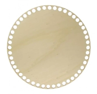 Dno na košík, odstín bříza, kruh - průměr 22,5 cm