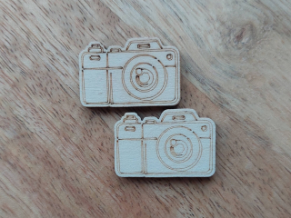 Dřevěný foťák - 2,5 cm