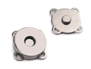 Magnetické zapínání - 18 mm - nikl černý