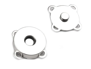 Magnetické zapínání - 18 mm - nikl