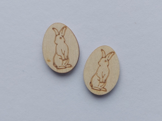 Dřevěné vajíčko - 2,5 cm