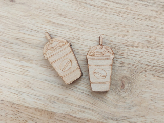 Dřevěná ledová káva - 2,5 cm