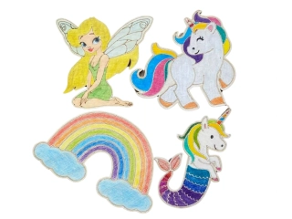 Kouzelný svět k dotvoření - 4 ks