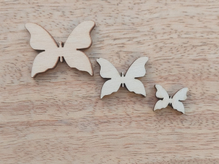 Dřevěný motýl