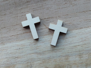 Dřevěný křížek - 2 cm