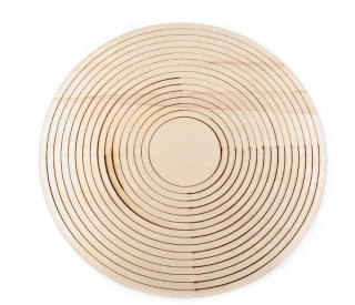  Sada dřevěných placatých kruhů - 9 velikostí - NA OBJEDNÁVKU