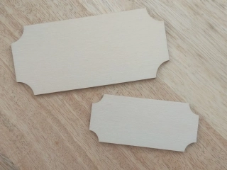 Dřevěná cedulka prázdná