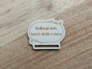 Základ pro macramé záložku - 5,5 x 4,5 cm