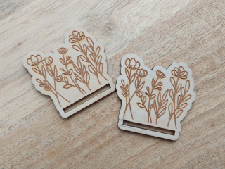 Základ pro macramé záložku - 5,5 x 5 cm