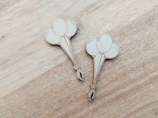 Dřevěné balónky - 5,5 cm