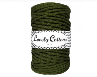 Polyesterová šňůra Lovely Cottons 5mm - Khaki