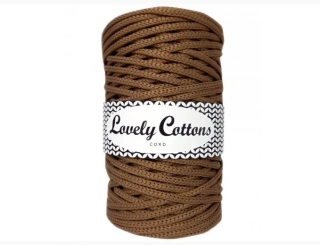 Polyesterová šňůra Lovely Cottons 5mm - Mokka