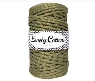 Polyesterová šňůra Lovely Cottons 5mm - Olivová