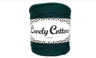 Polyesterová šňůra Lovely Cottons 3mm - Lahvově zelená