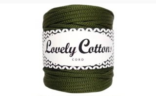 Polyesterová šňůra Lovely Cottons 3mm - Khaki