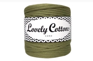 Polyesterová šňůra Lovely Cottons 3mm - Olivová