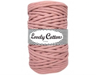 Bavlněná šňůra Lovely Cottons 5mm - Pudrová