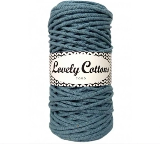Bavlněná šňůra Lovely Cottons 3mm - Mořský vánek