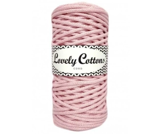 Bavlněná šňůra Lovely Cottons 3mm - Baby pink