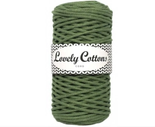 Bavlněná šňůra Lovely Cottons 3mm - Šalvěj