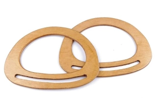 Kabelková ucha - dřevo - 14,5 x 19,5 cm