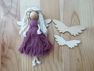  Křídla pro macramé anděla, 8 a 10 cm