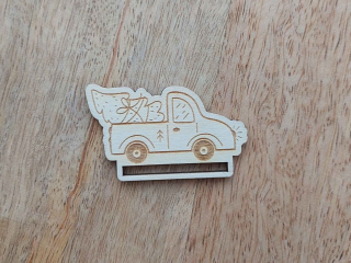 Základ pro macramé záložku - 5 x 4 cm