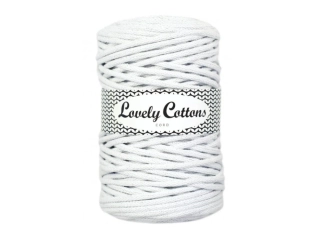 Bavlněná šňůra Lovely Cottons 5mm - Bílá 