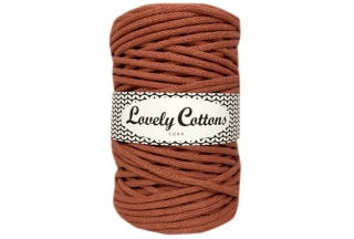 Bavlněná šňůra Lovely Cottons 5mm - Cihlová