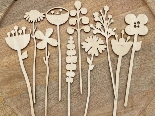 Květina k dotvoření - 10cm