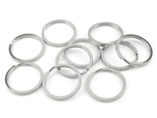 Kroužek na klíče - průměr 30mm - nikl