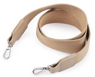 Textilní popruh - béžová - 113 cm