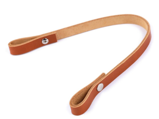 Kožené ucho na kabelku - 30 x 1 cm
