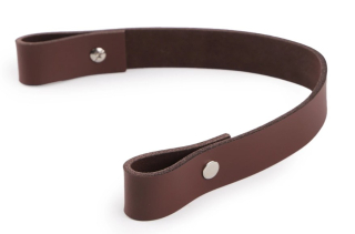 Kožené ucho na kabelku - 30 x 2 cm