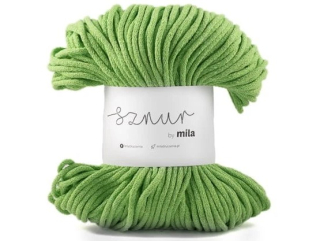 Bavlněná šňůra MILA 5mm - pistáciová