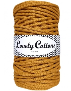 Polyesterová šňůra Lovely Cottons 5mm - Hořčicová