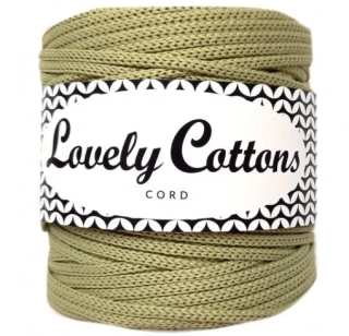 Polyesterová šňůra Lovely Cottons 3mm - Olivová světlá