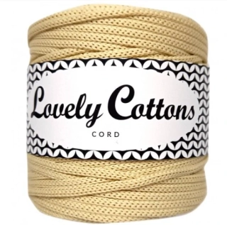 Polyesterová šňůra Lovely Cottons 3mm - bílá káva