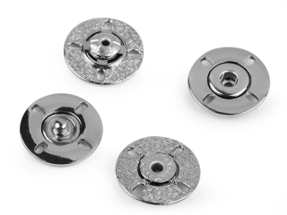 Designové patentky Ø21 mm - nikl