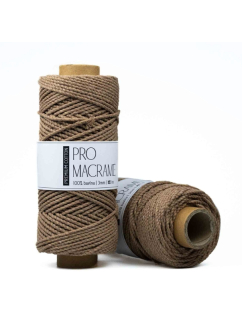 Bavlněná šňůra ProMacramé – PREMIUM COTTON 3mm / 3PLY – barley
