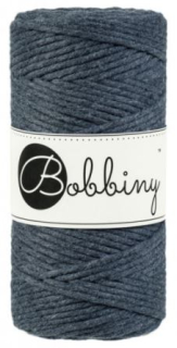 Bobbiny regular 3mm - antracit (charcoal)