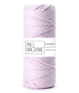 Bavlněná šňůra ProMacramé – STANDARD COTTON 3mm / 3PLY – candy pink